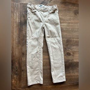 Old Navy Slim Fit Karate Flex Khakis Little Boy Size 6